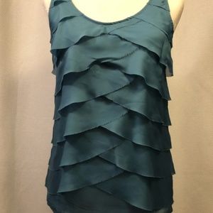 The Limited Layered Ruffle Front Tank